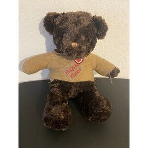 Dan‎ Dee Hugs And Kisses Chocolate Brown Teddy Bear Plush Stuffed Animal 18in
